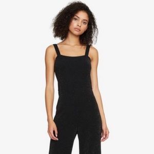 Sanctuary Black Tank Romper "Feel Good Jumpsuit" L